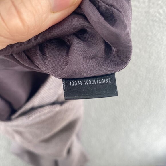 Lafayette 148 New York 18 Plus Brown Wool Lined Wide Leg Pockets Office Career - Picture 11 of 12